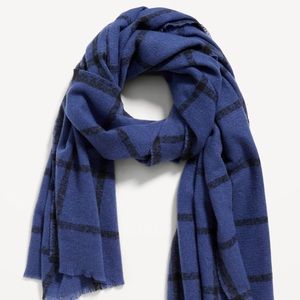 NWT OLD NAVY Plaid Flannel Scarf  Color: Navy Plaid OS